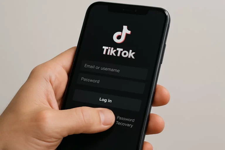 Como recuperar contraseña de TikTok