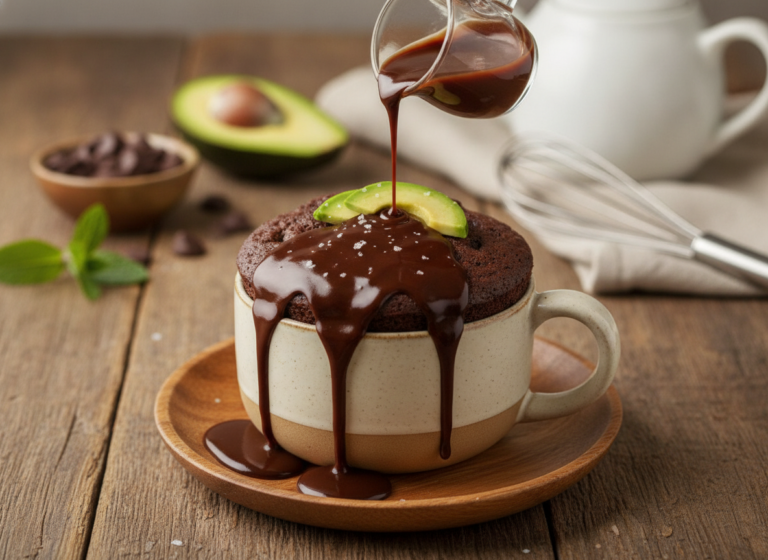 Discover the Secret to a 5-Minute Avocado Chocolate Mug Cake That Will Blow Your Mind!