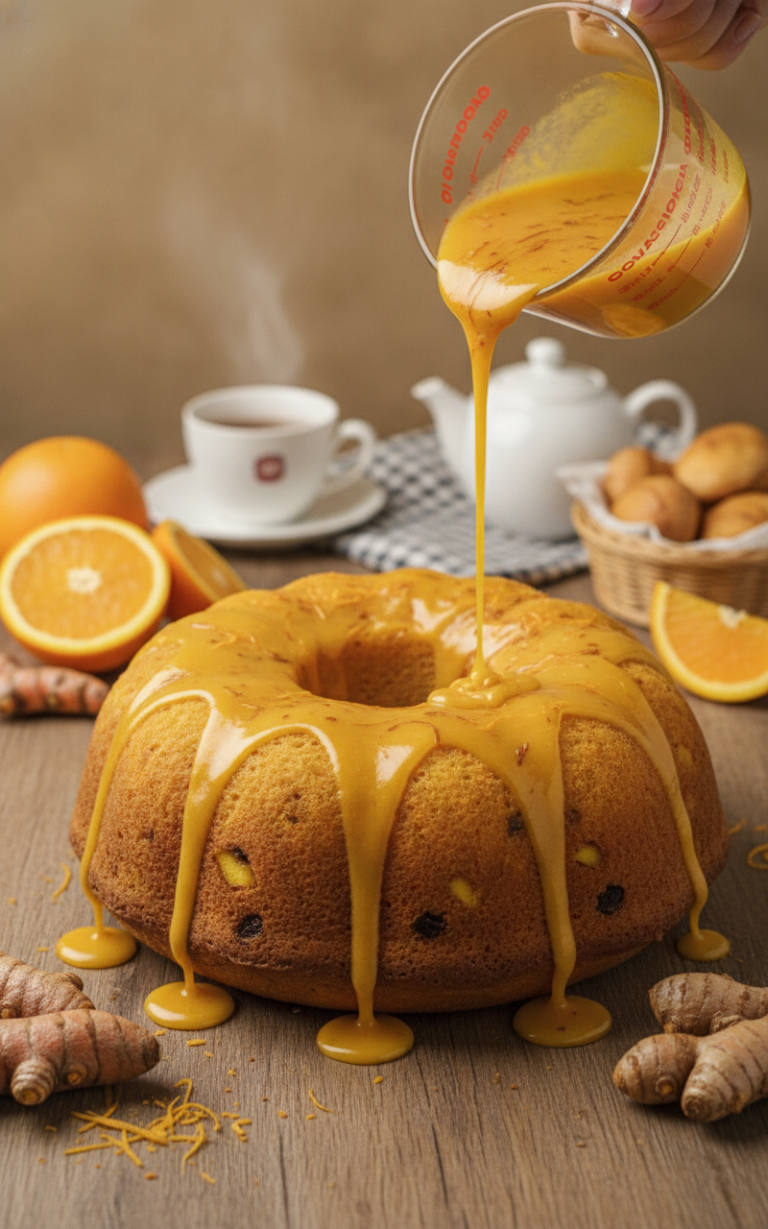 Ignite Your Metabolism with This Thermogenic Ginger and Turmeric Cake Recipe – A Must-Try!