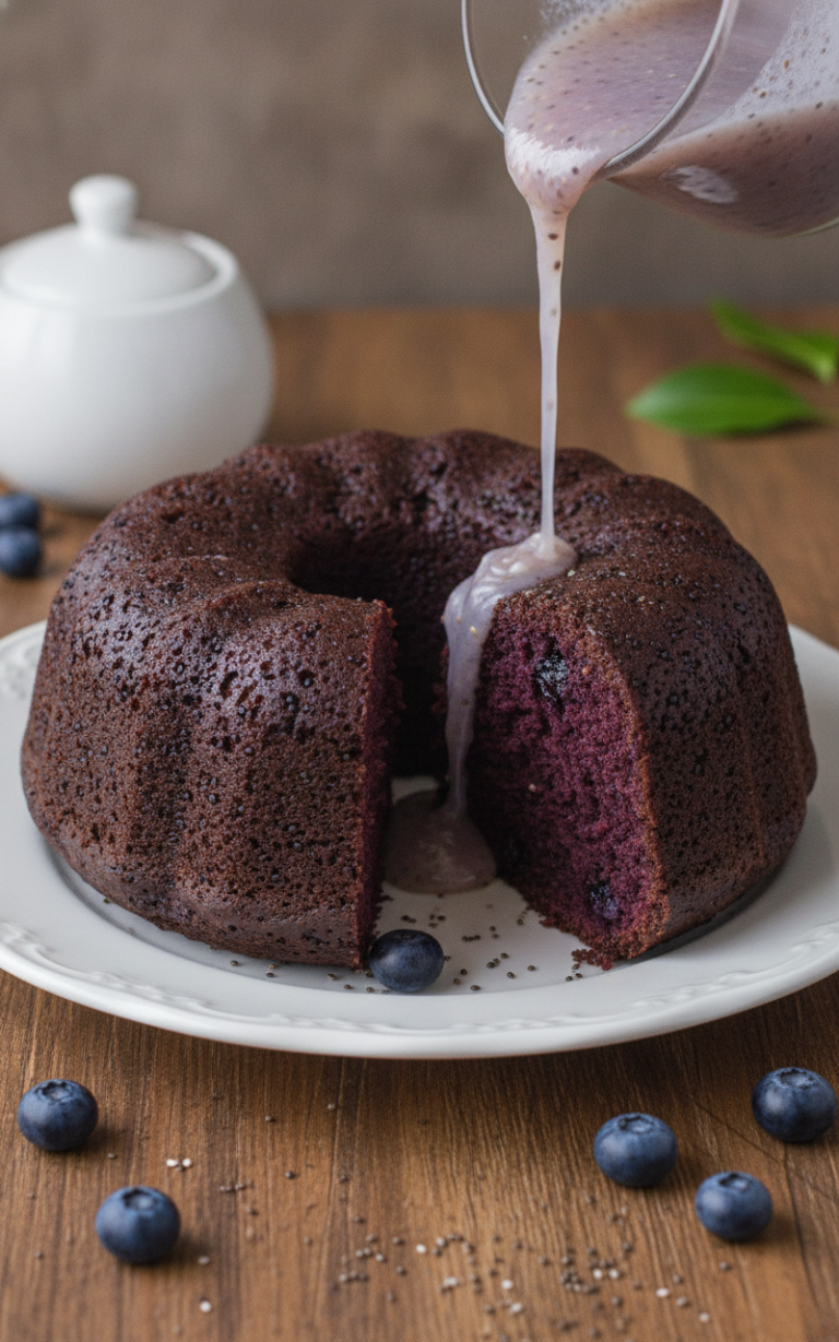 Revolucione Sua Sobremesa com o Bolo de Mirtilo e Chia Sem Farinha: Delícia Saudável!