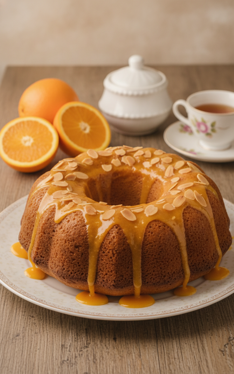Bolo de Laranja com Amêndoas: A Combinação Rica em Fibras que Você Vai Amar!